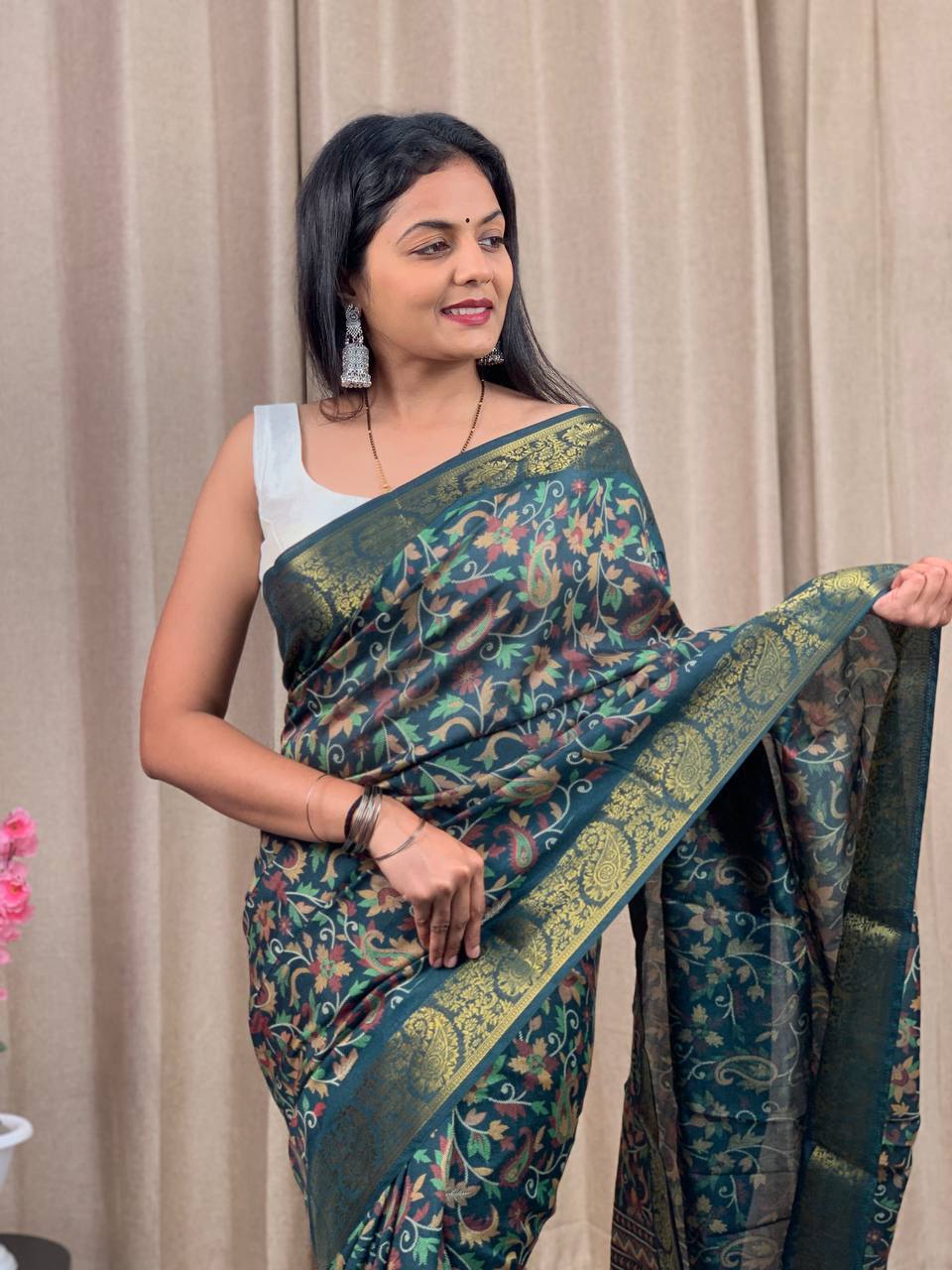 Presents Tussar Silk Saree For Women