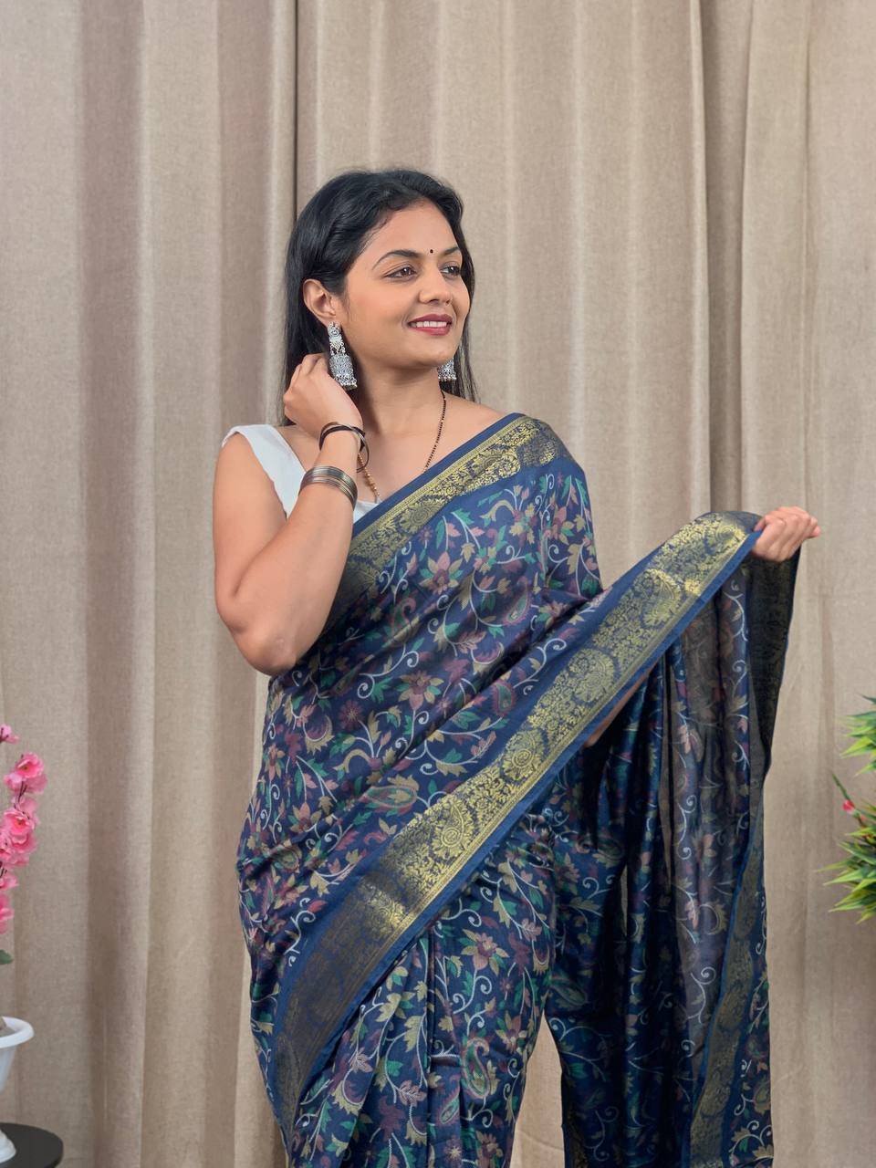 Presents Tussar Silk Saree For Women