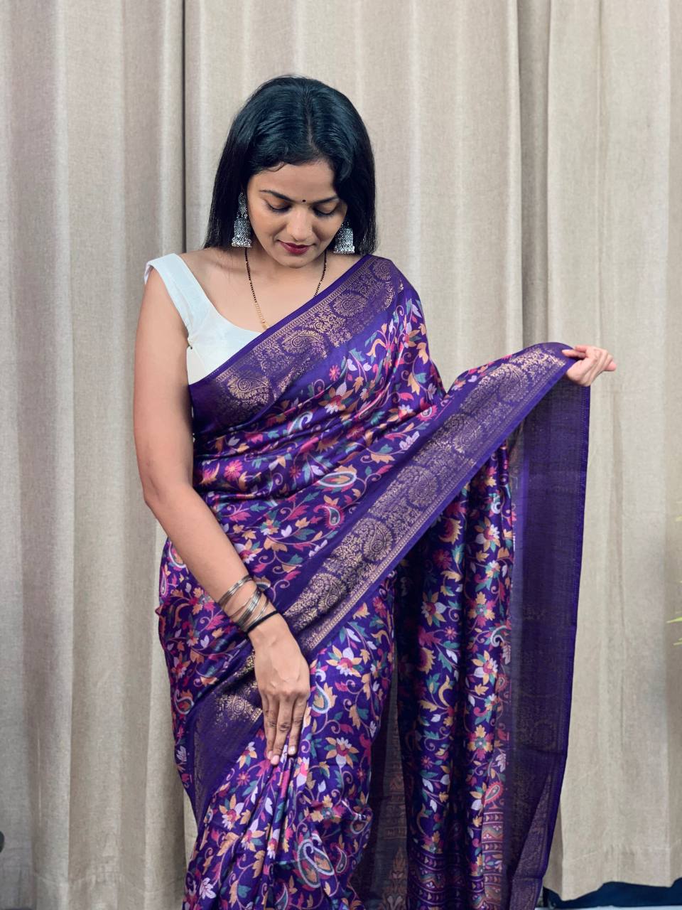 Presents Tussar Silk Saree For Women