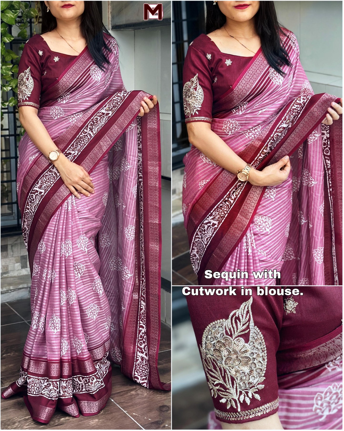 presents muslin cotton saree with viscose lining weaving saree for women