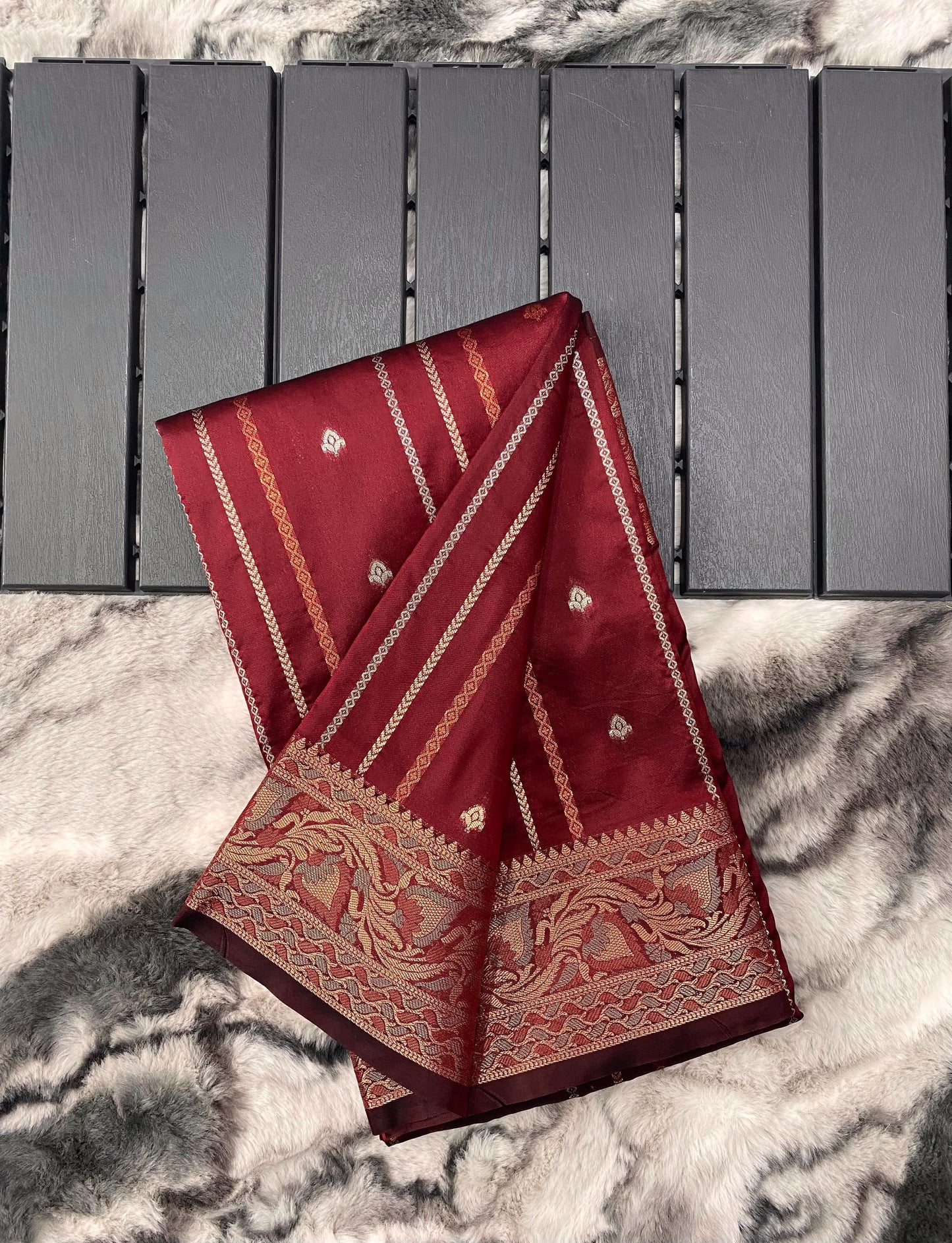 presents SILK SAREES WITH SILVER , COPPER AND ANTIQUE WEAVING