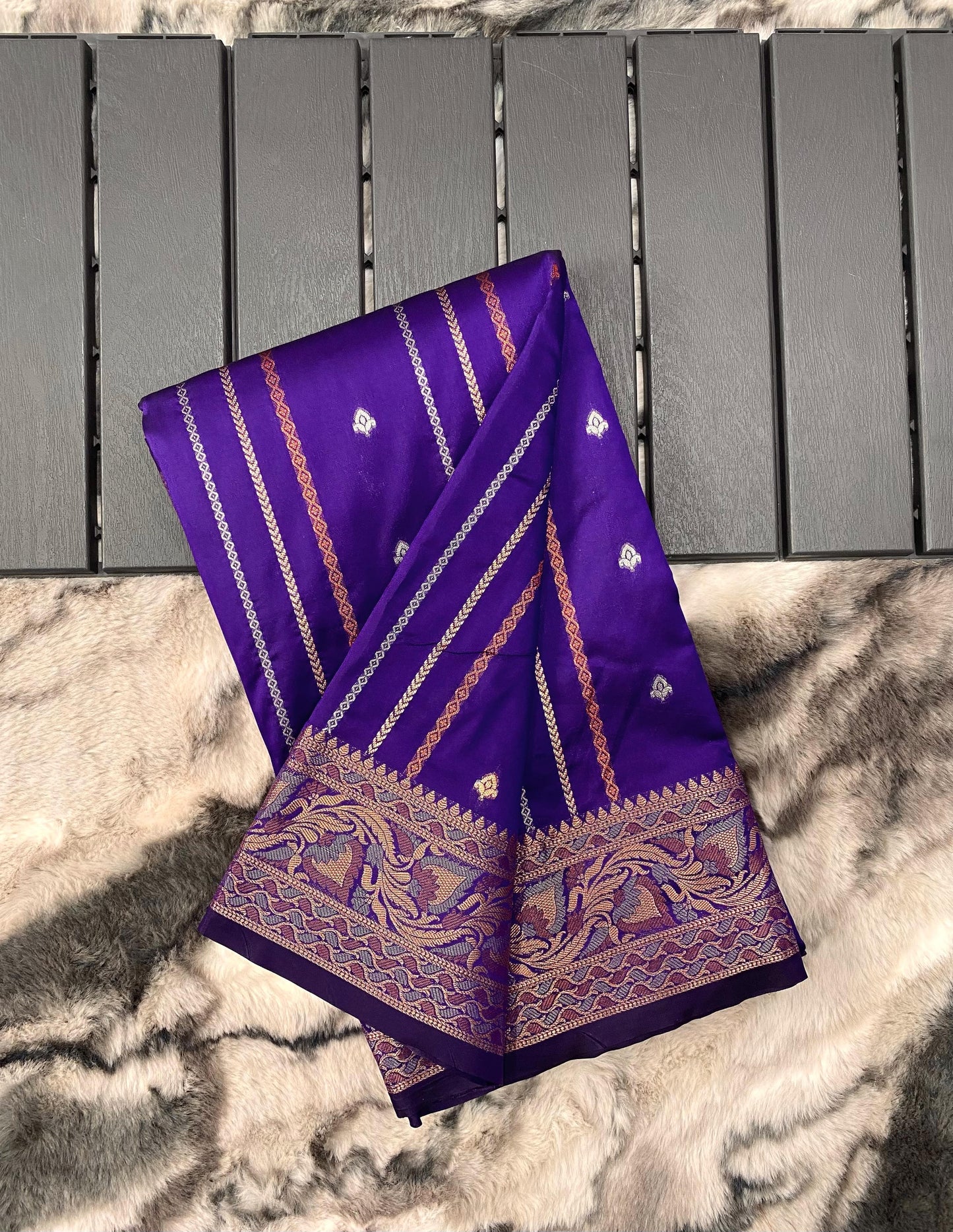 presents SILK SAREES WITH SILVER , COPPER AND ANTIQUE WEAVING