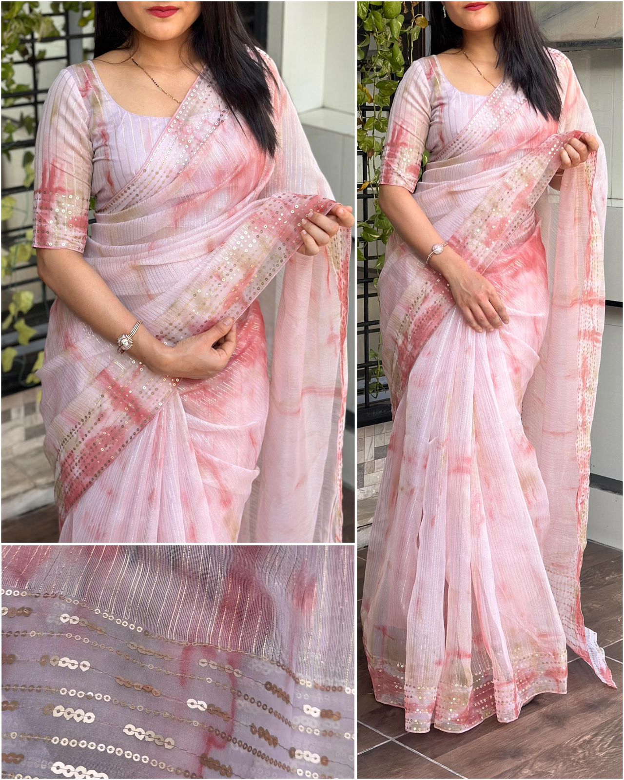 presents pastel colors softest organza sarees