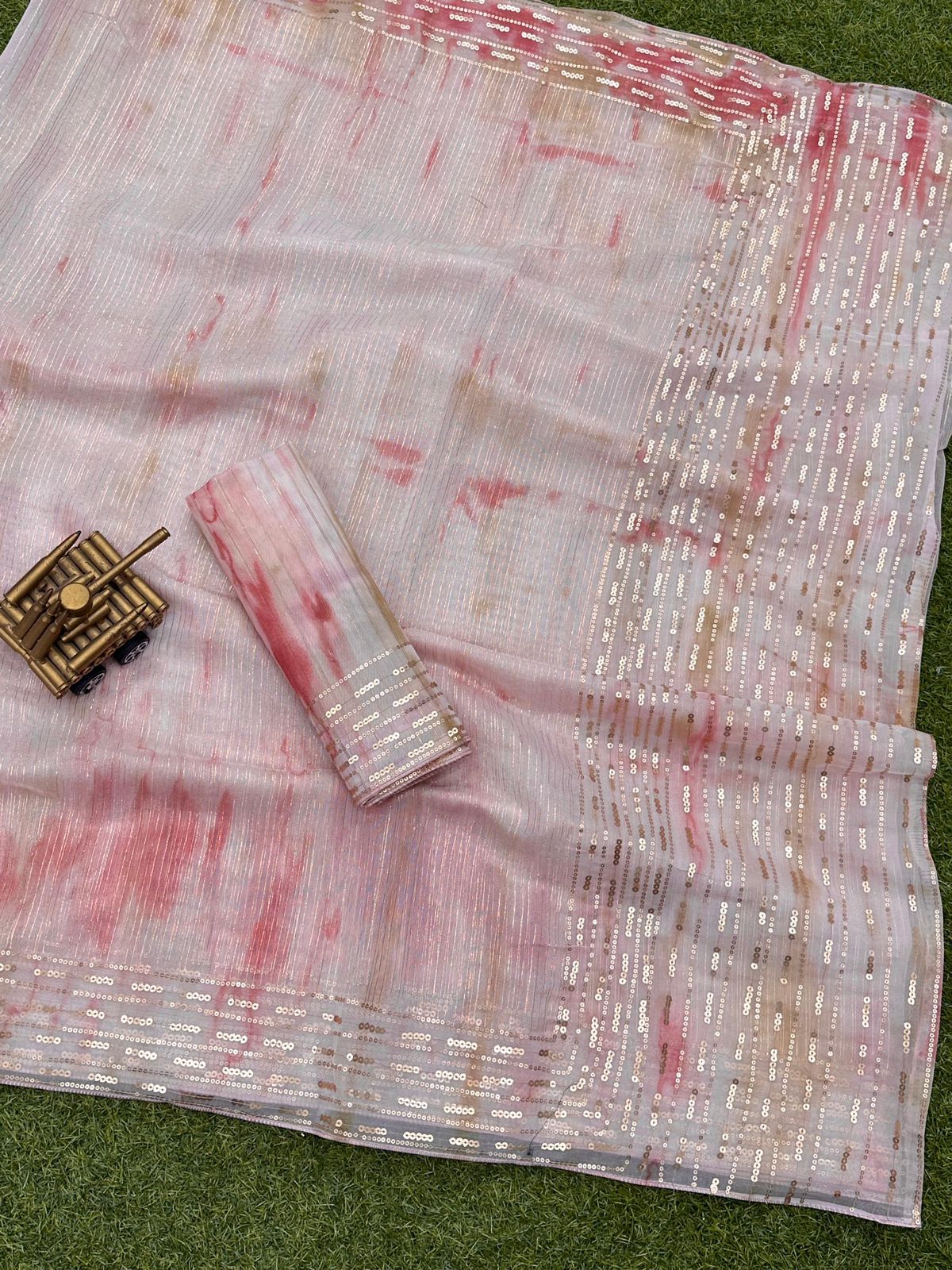 presents pastel colors softest organza sarees