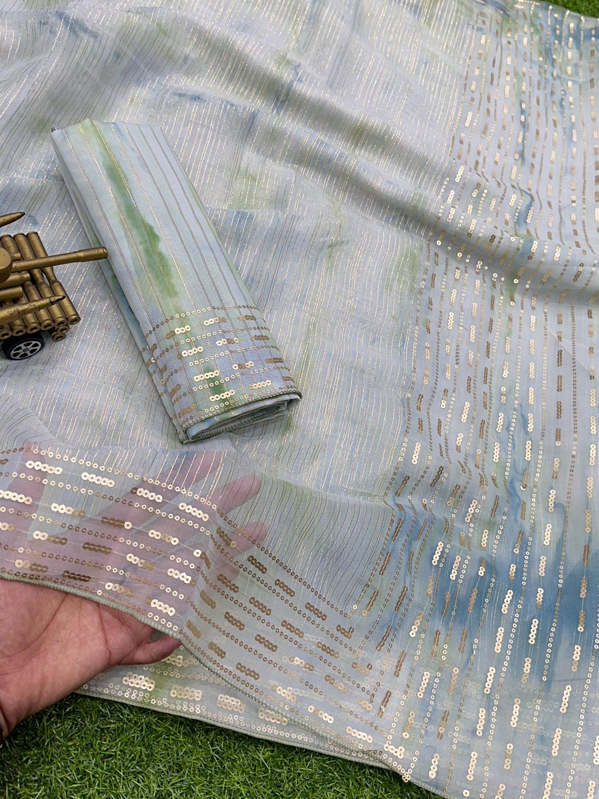 presents pastel colors softest organza sarees