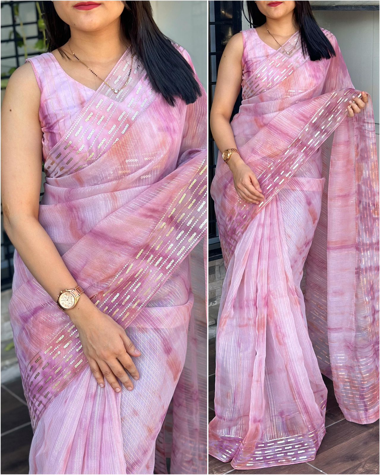 presents pastel colors softest organza sarees