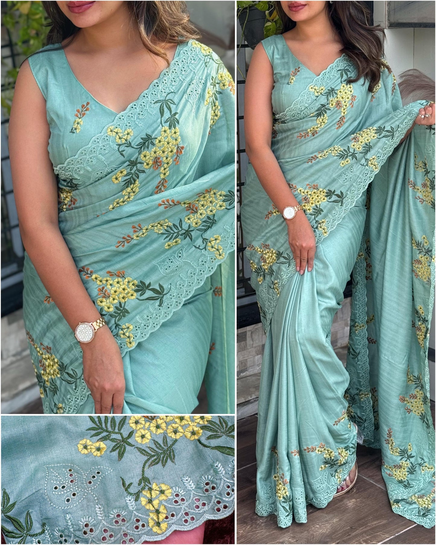 Beautiful Saree-Tusser cotton Bhagyalaxmi