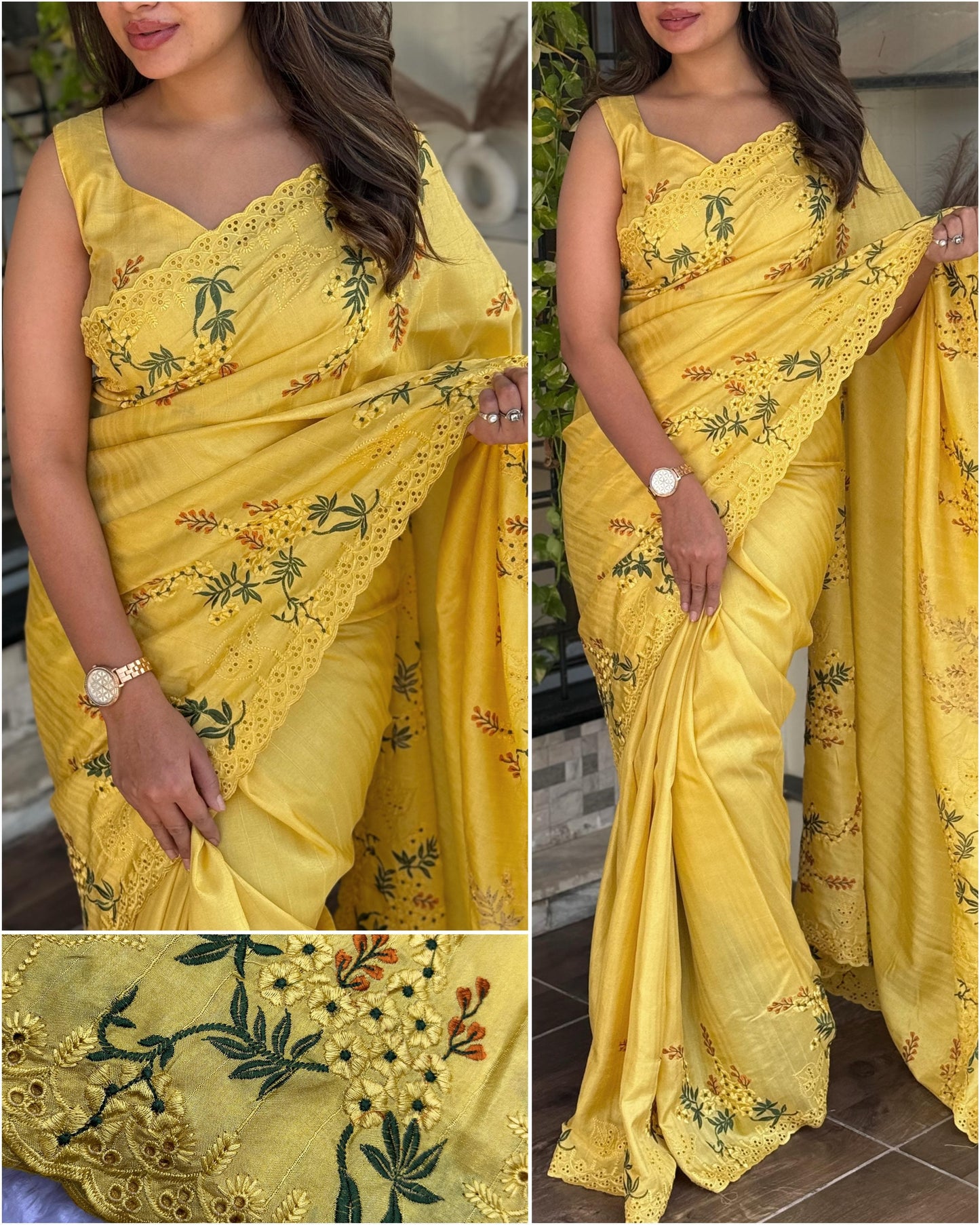 Beautiful Saree-Tusser cotton Bhagyalaxmi