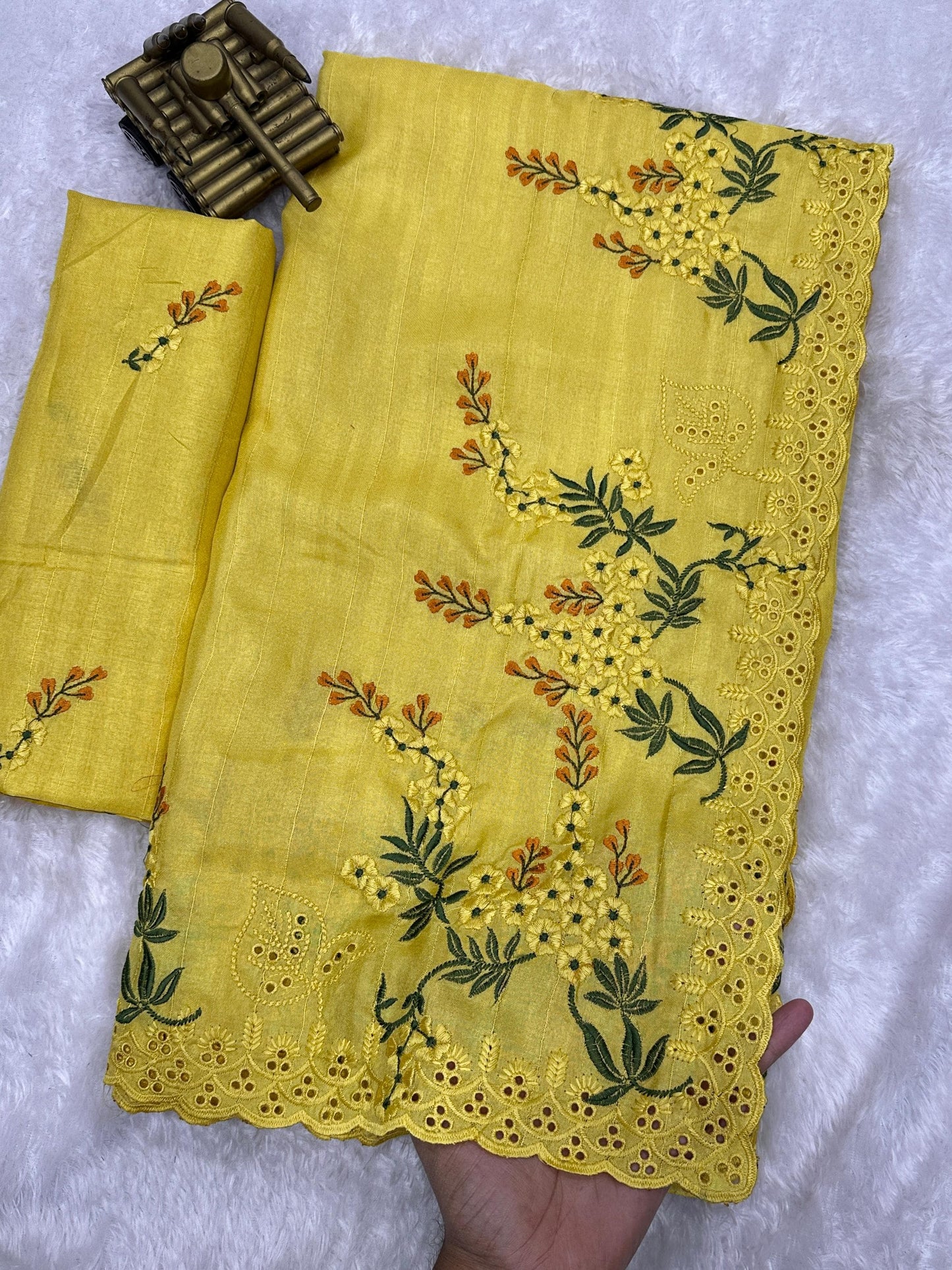 Beautiful Saree-Tusser cotton Bhagyalaxmi