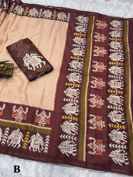 presents tusser cotton silk Mahima