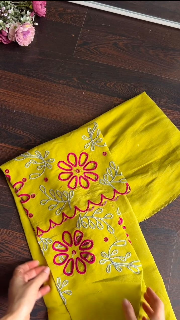 presents perrot embrodairy cutwork cordset for women