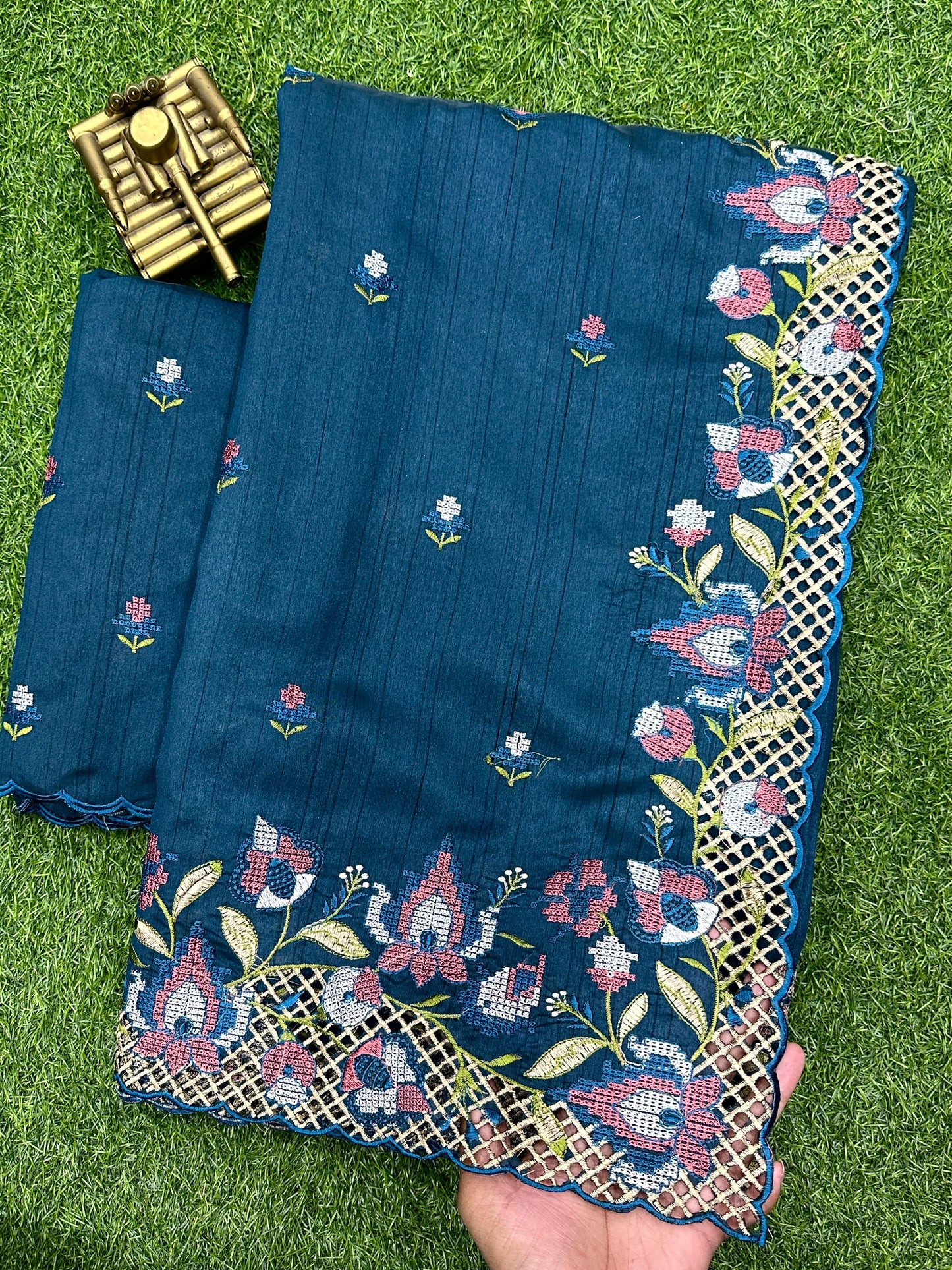 Beautiful Visca Slub Silk Saree For Women