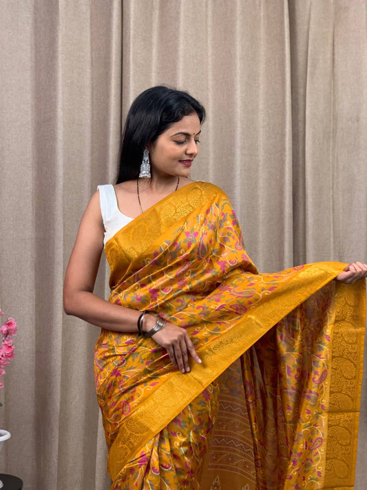 Presents Tussar Silk Saree For Women