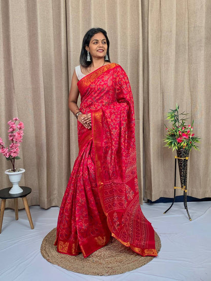 Presents Tussar Silk Saree For Women