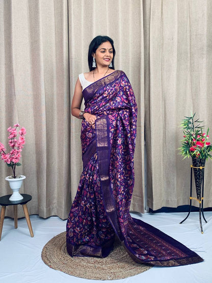 Presents Tussar Silk Saree For Women