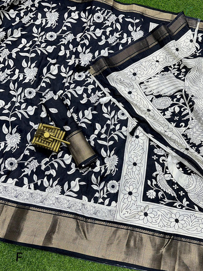presents maslin cotton saree