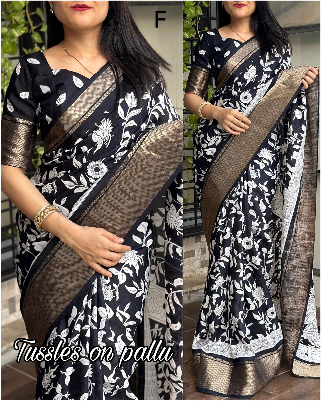 presents maslin cotton saree