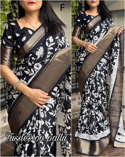 presents maslin cotton saree