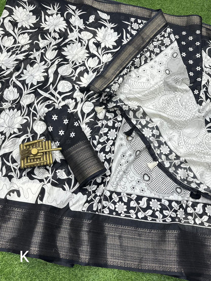 presents maslin cotton saree