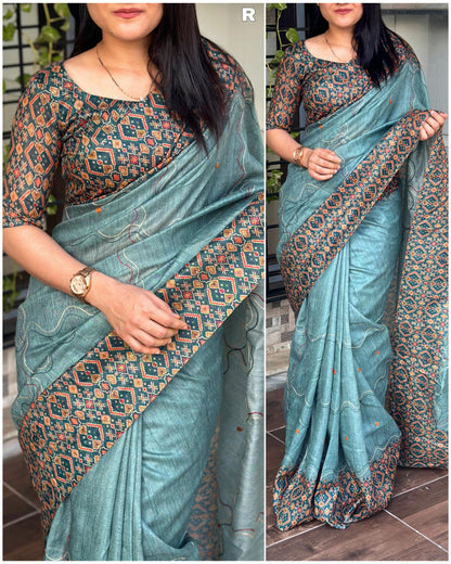 presents Yuktha cotton neps saree