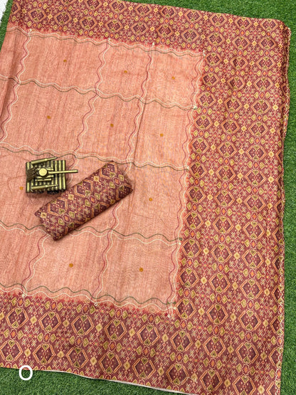 presents Yuktha cotton neps saree