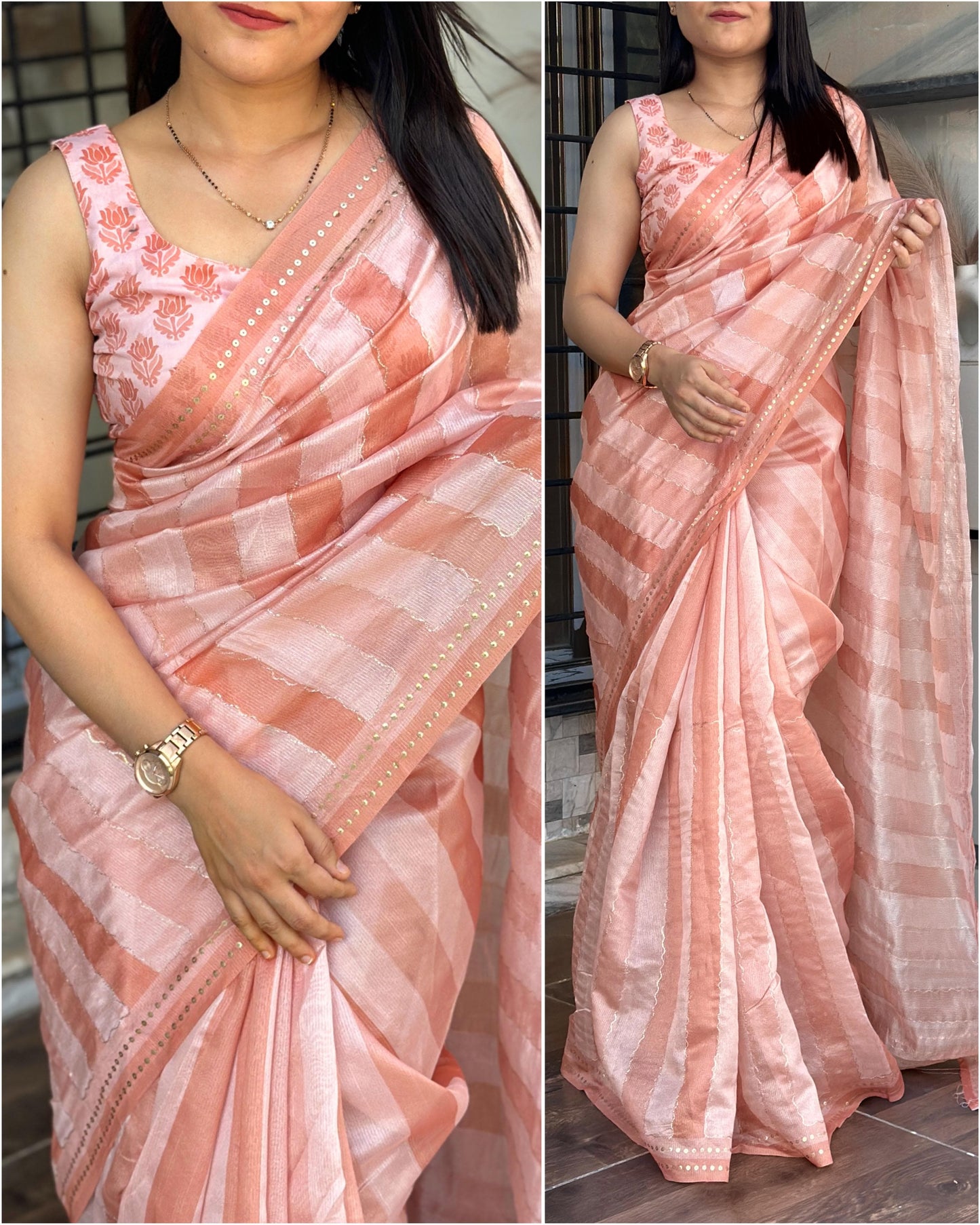 Wrap yourself in whispers of luxury- a saree that embraces you with elegance and style