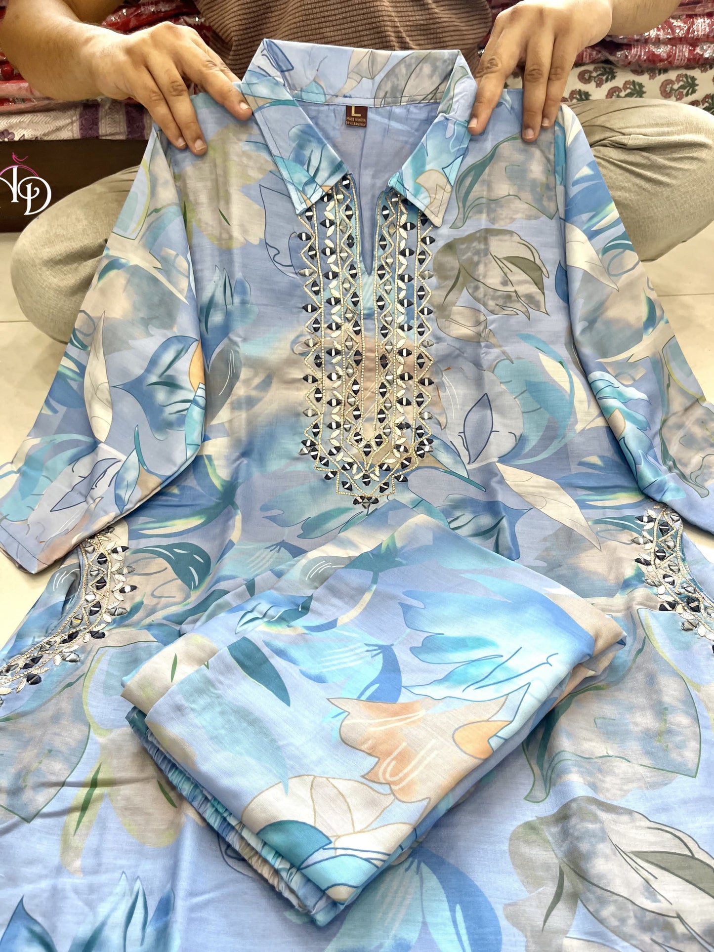 Featuring beautiful Heavy muslin Co-ord Set for women