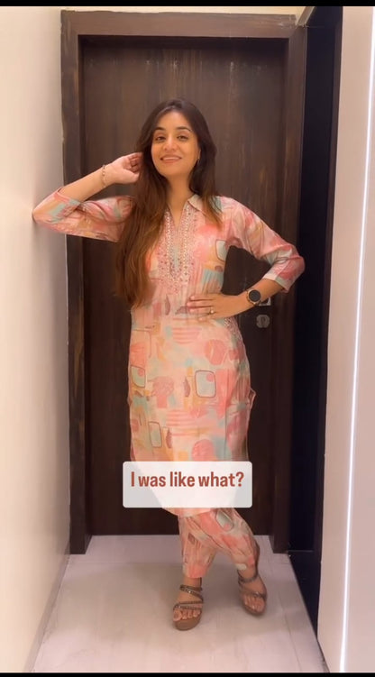 Featuring beautiful Heavy co-ord set