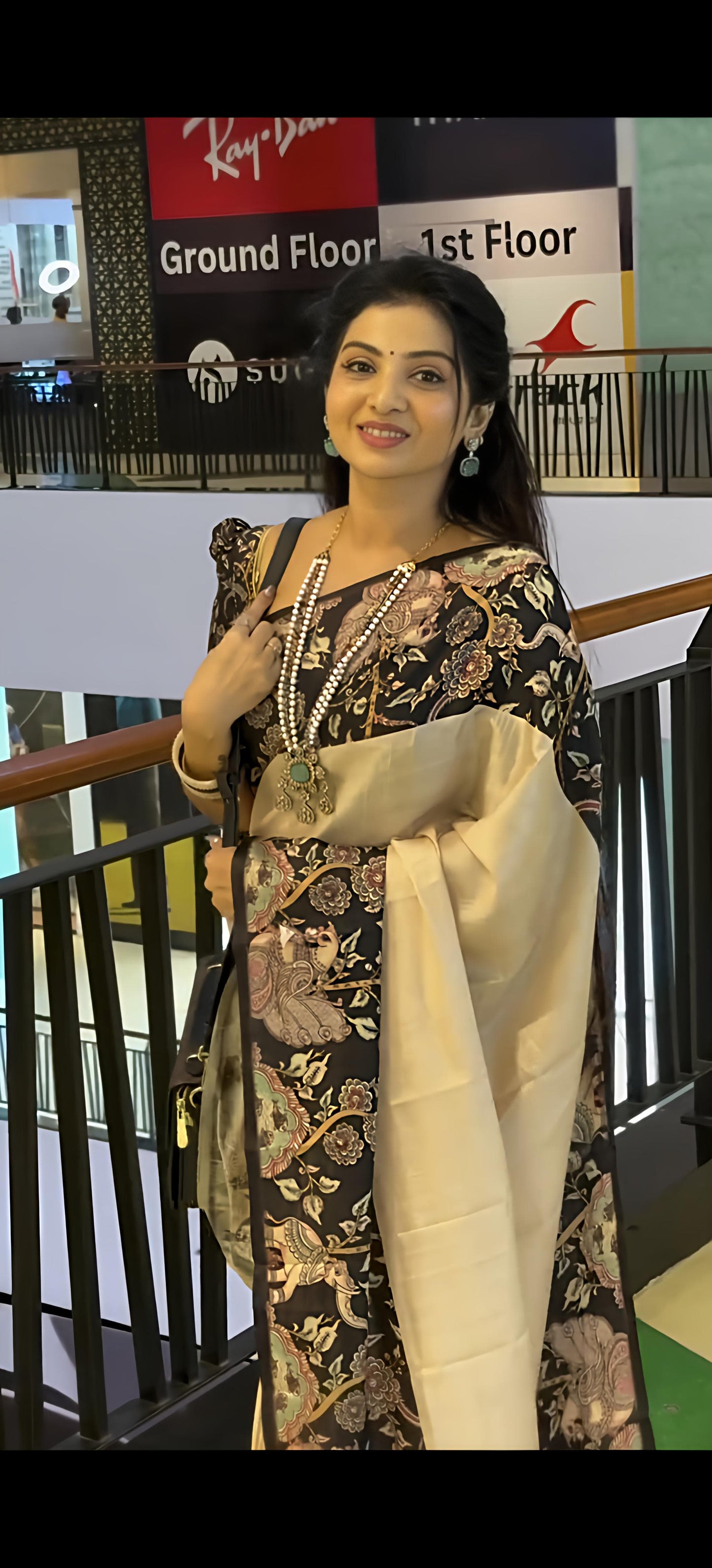 Gajraj Heavy handloom tussar silk  saree